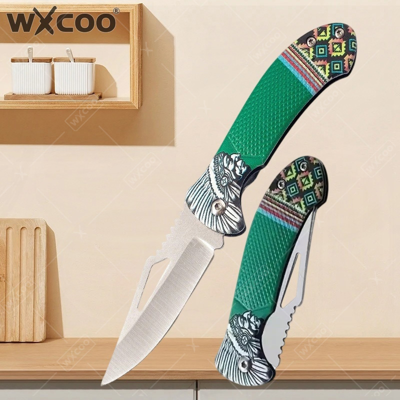 Kitchen Q - WXCOO 折りたたみナイフ ステンレス鋼 調理用 キッチン野菜ナイフ アクセサリー