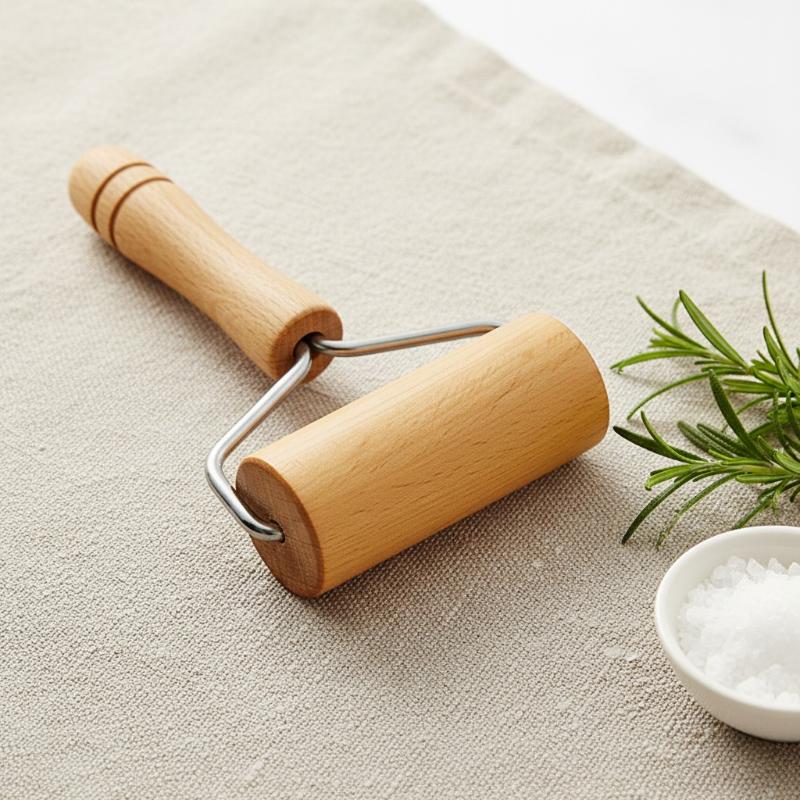 Kitchen Roll Baking - ローリングピン ペストリー＆ピザベーカーローラー 木製ベーキングキッチン用品 ペストリーローリングピン パイローリングローラー