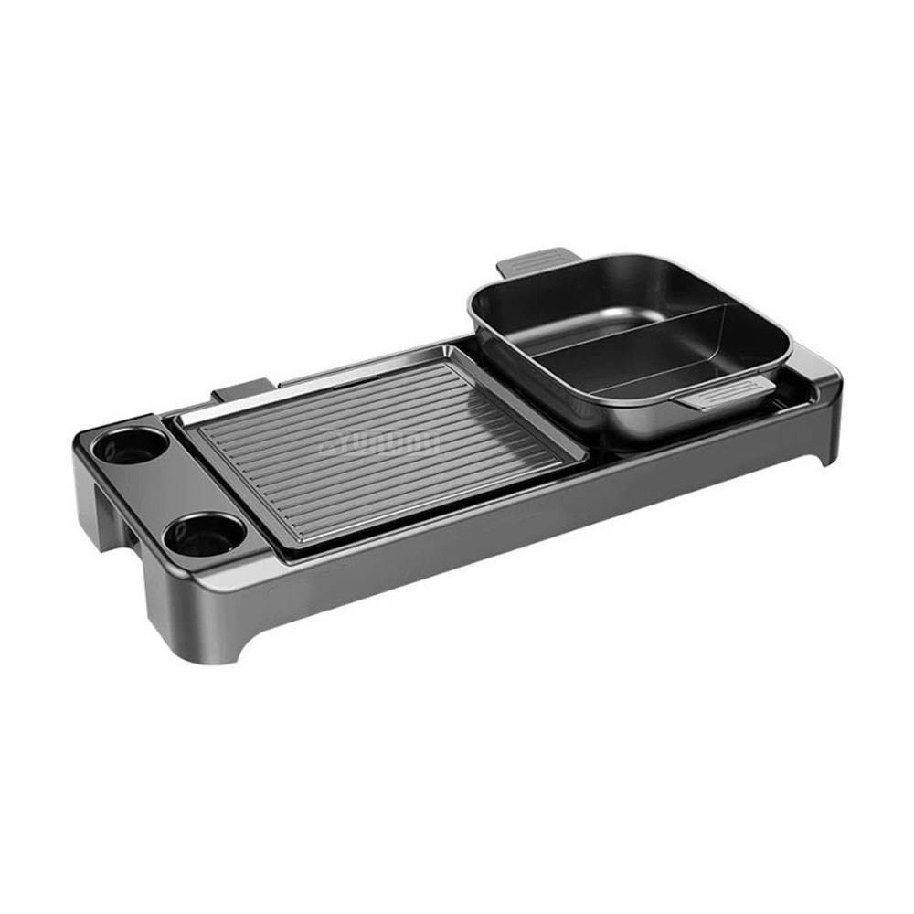 Kitchen Appliances For Baking - 電気バーベキューホットポットストーブデュアルフレーバー調理鍋ベーキングプレート家庭用キッチン家電