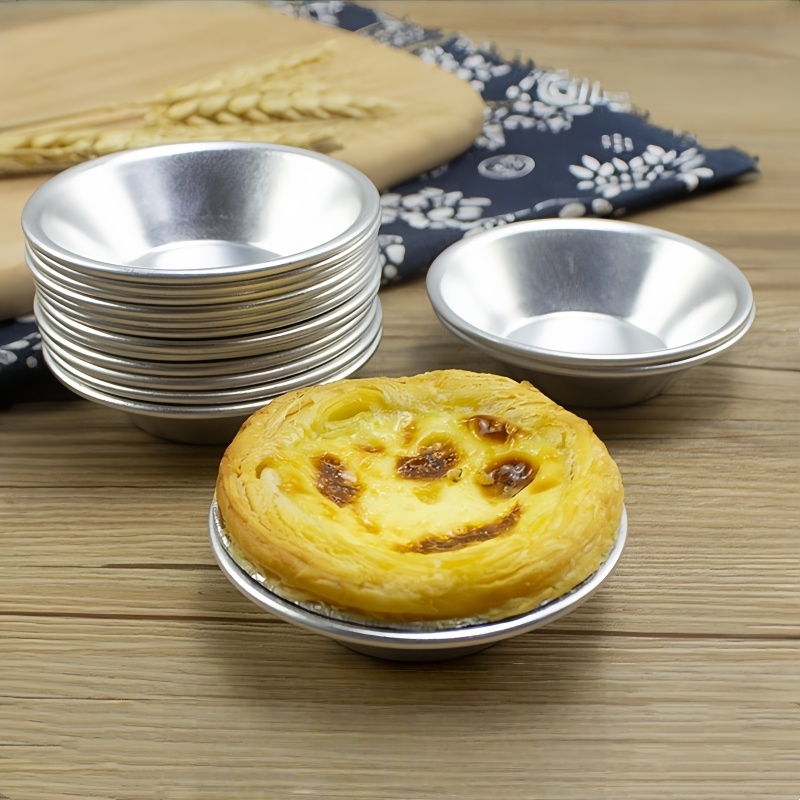Muffin Tin Nonstick - 25個入り エッグタルト アルミ カップケーキ クッキー型 モールド