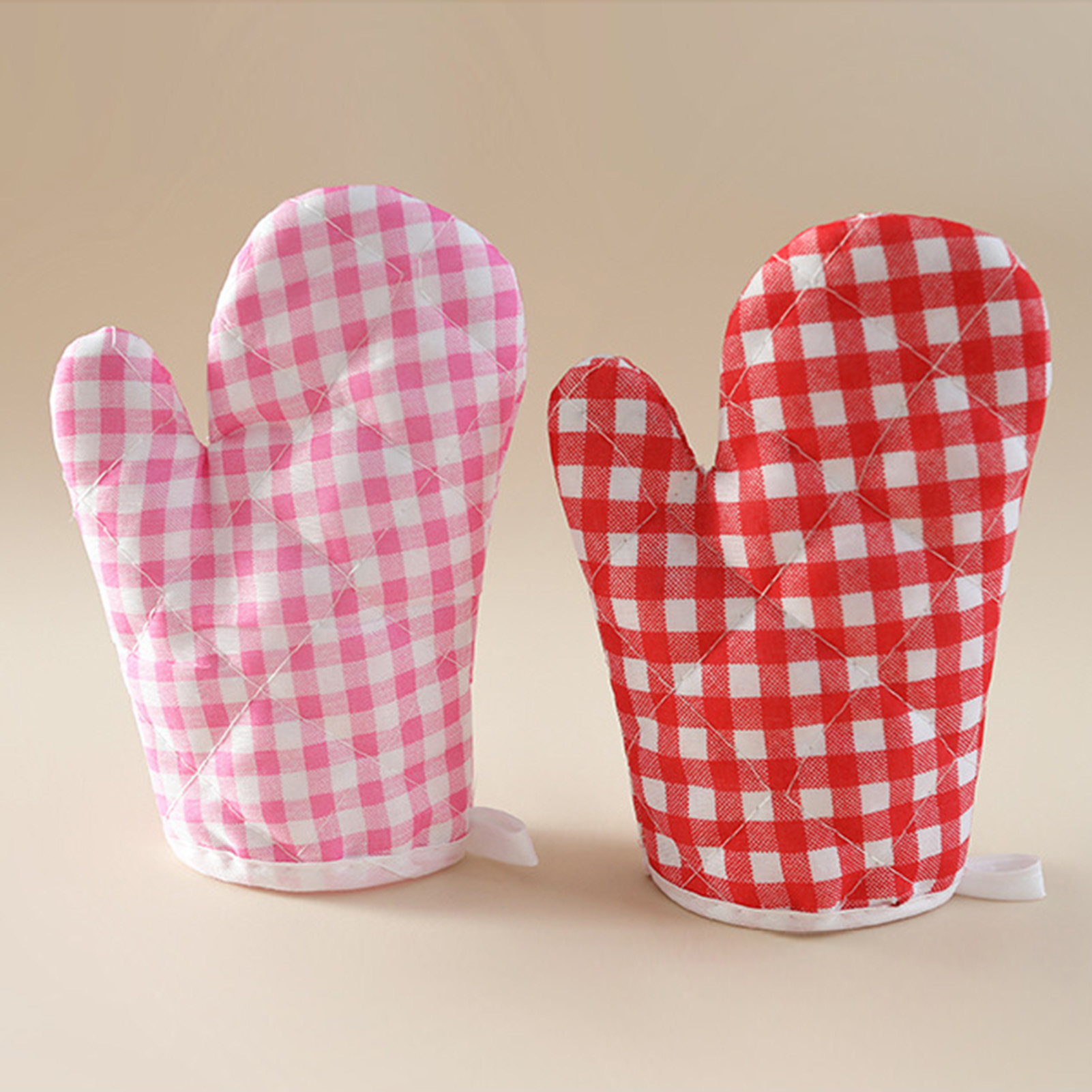 Kitchen Baking Gloves - 子供オーブンベーキンググローブオーブンミット電子レンジオーブングローブキッチン電子レンジオーブングローブノンスリップグローブベーキングツール耐熱皿