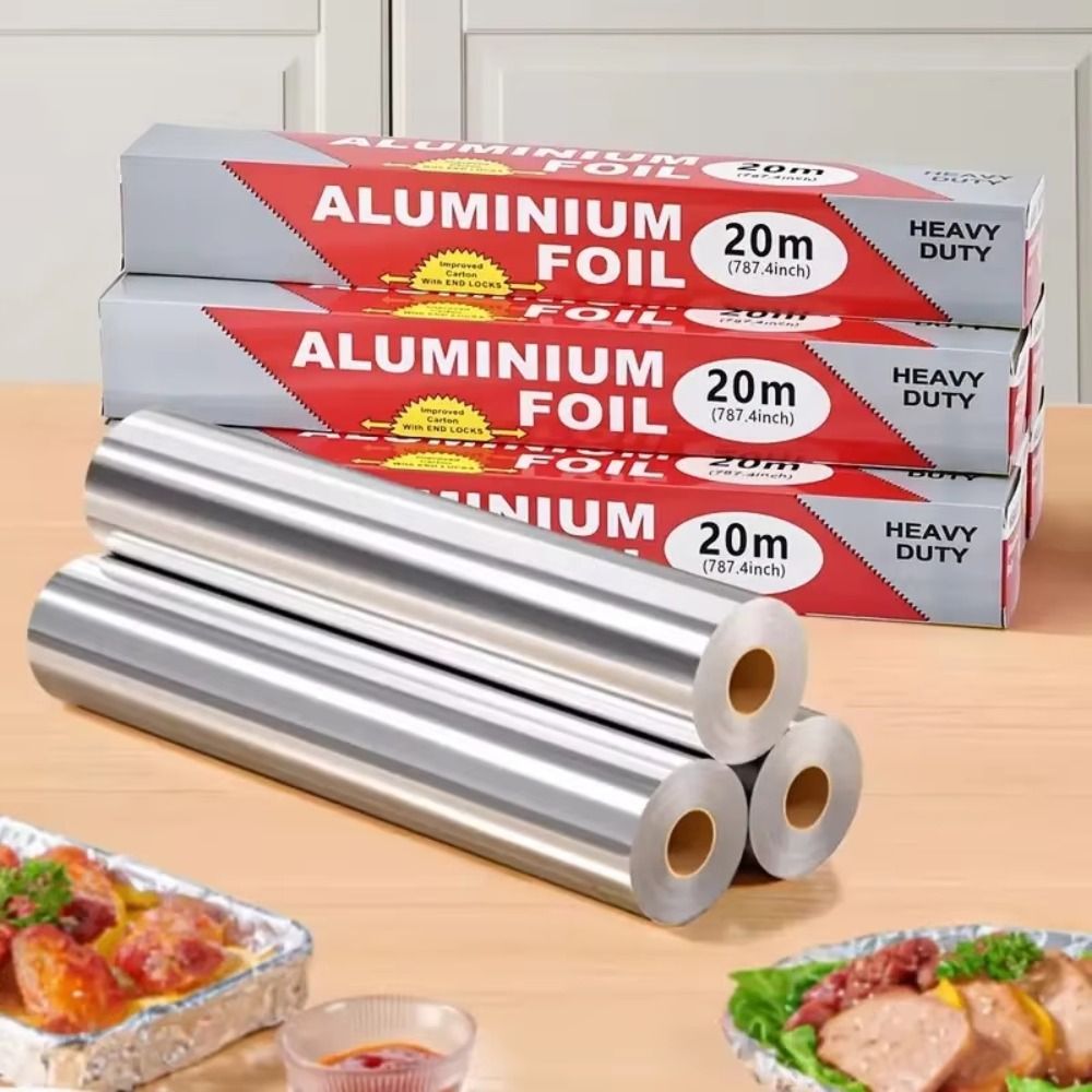 使い捨て錫箔紙キッチンベーキングアルミ箔ロール紙エアフライヤ - Kitchen Roll Baking のレビューと価格
