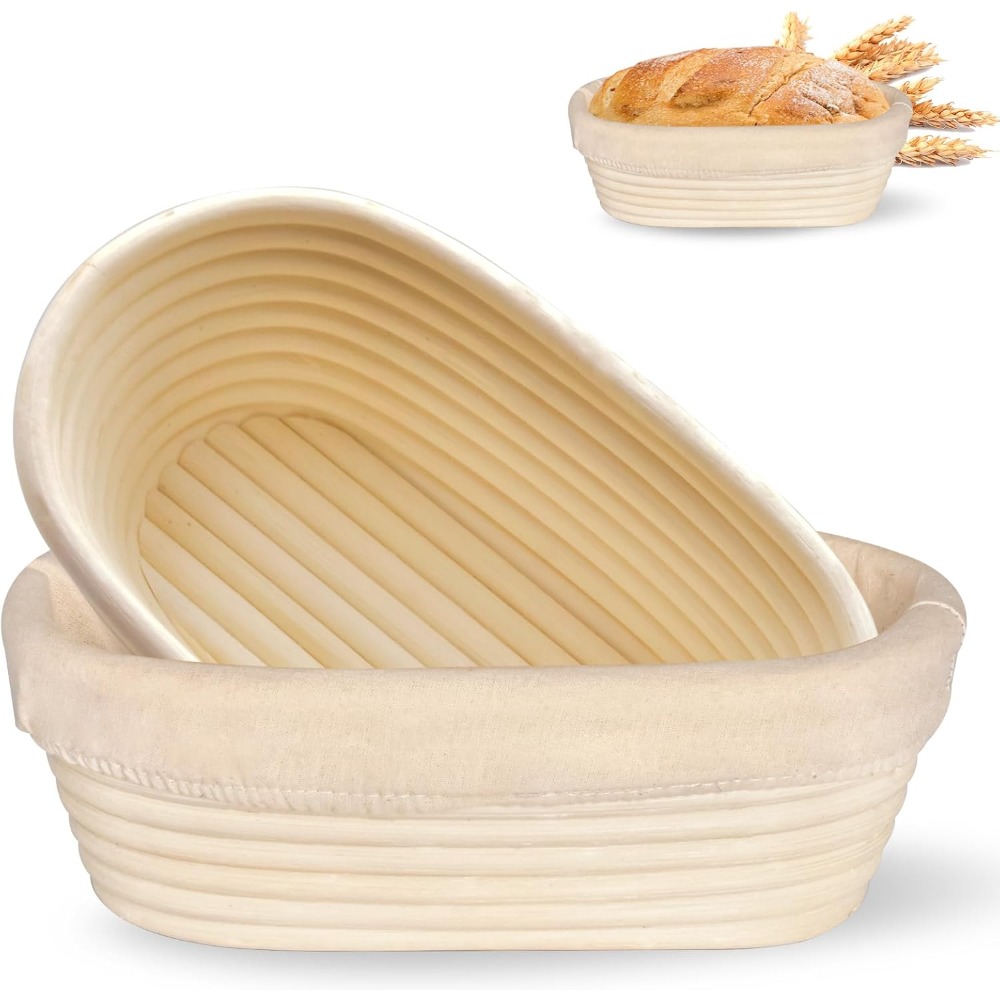 パン発酵かご サワードウ バネトン パンかご 天然籐製 ウィ - Proofing Basket Banneton のレビューと価格