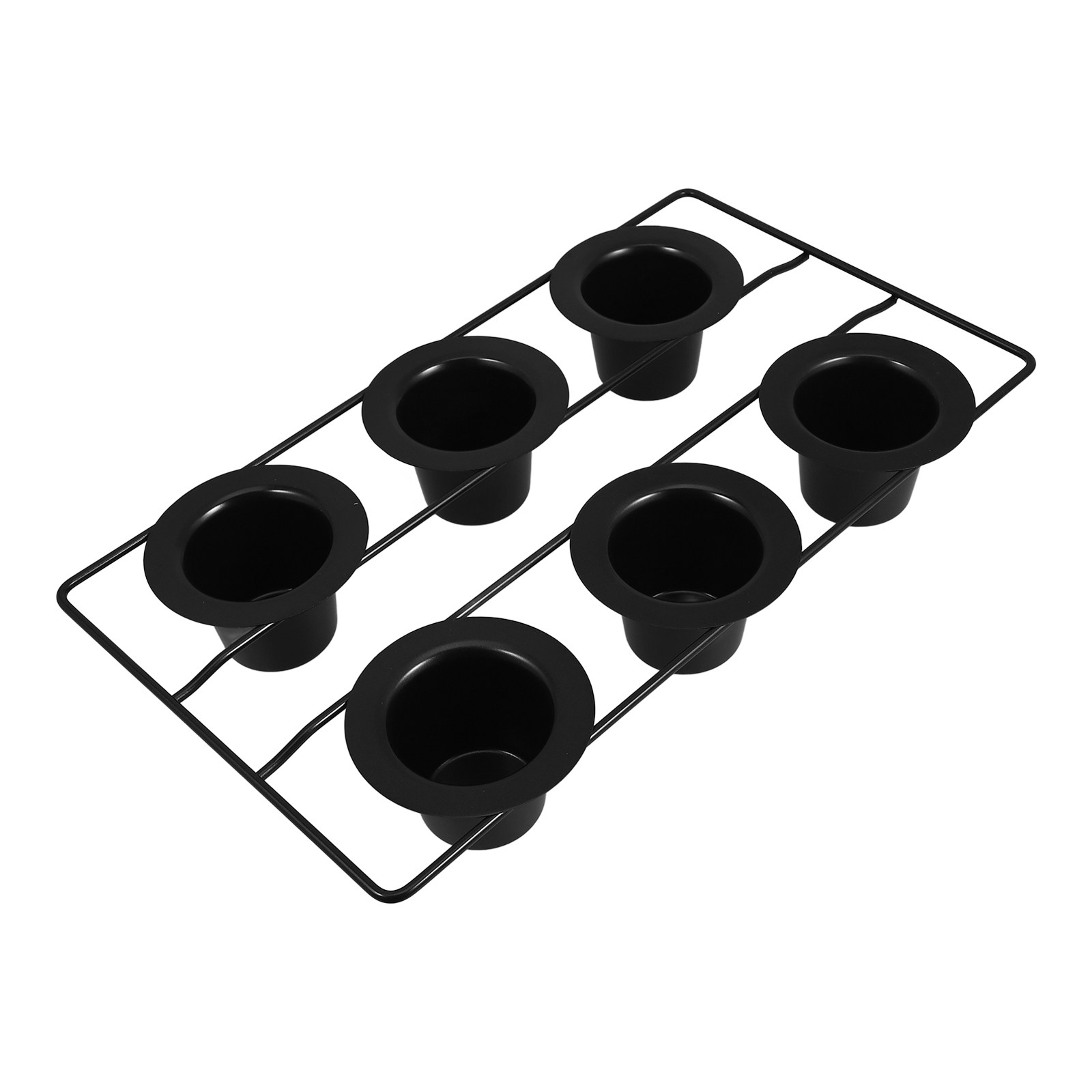 6カッププレミアムブラックカーボンスチールノンスティックマフ - Muffin Tin Nonstick のレビューと価格