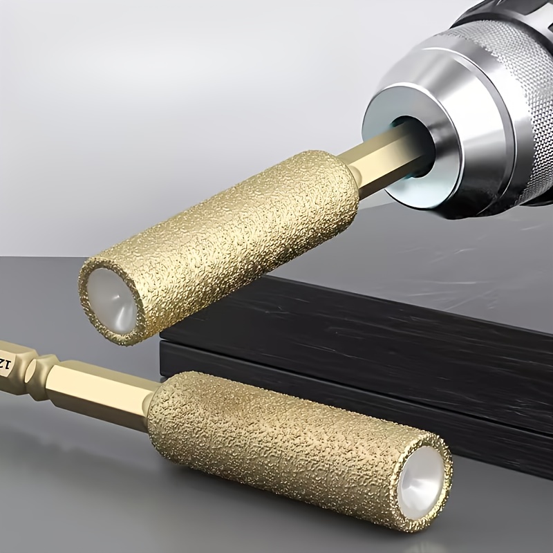 4ピース ブレイズドダイヤモンドドリル研削工具セット 六角軸 - Rolling Pin Marble のレビューと価格