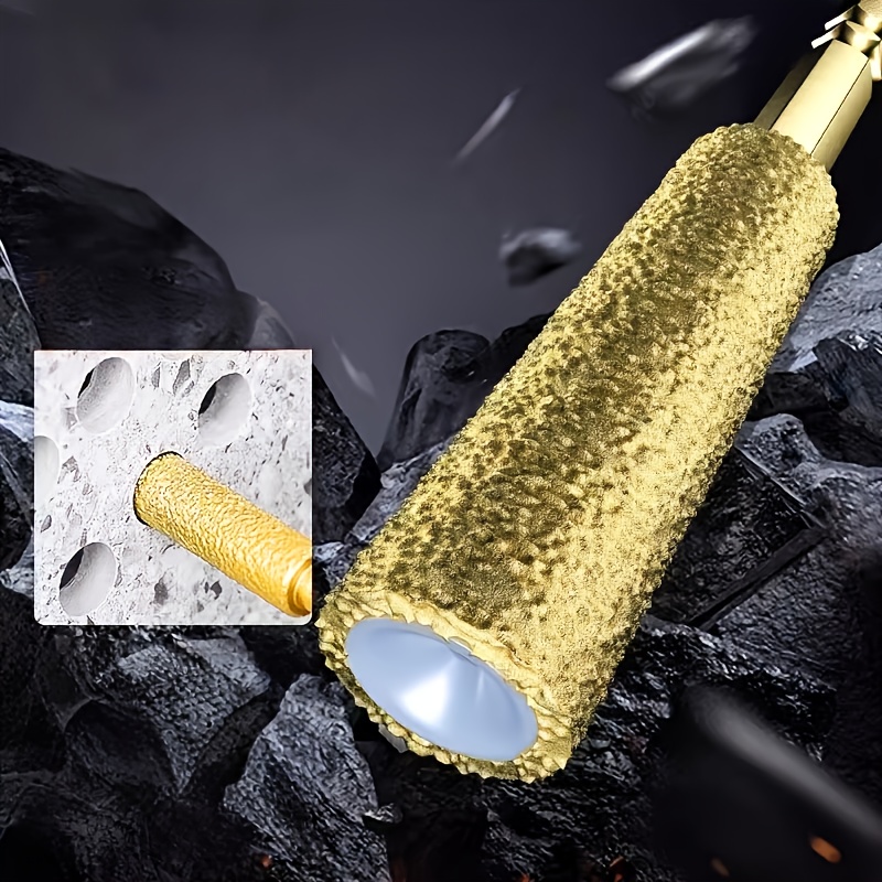 4ピース ブレイズドダイヤモンドドリル研削工具セット 六角軸 - Rolling Pin Marble のレビューと価格