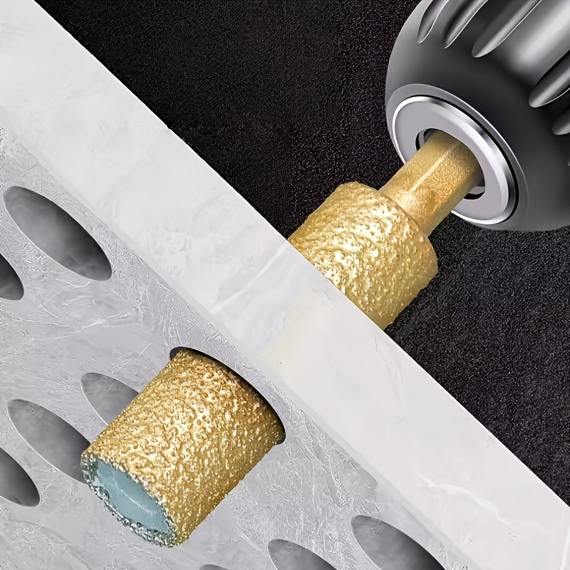 4ピース ブレイズドダイヤモンドドリル研削工具セット 六角軸 - Rolling Pin Marble のレビューと価格