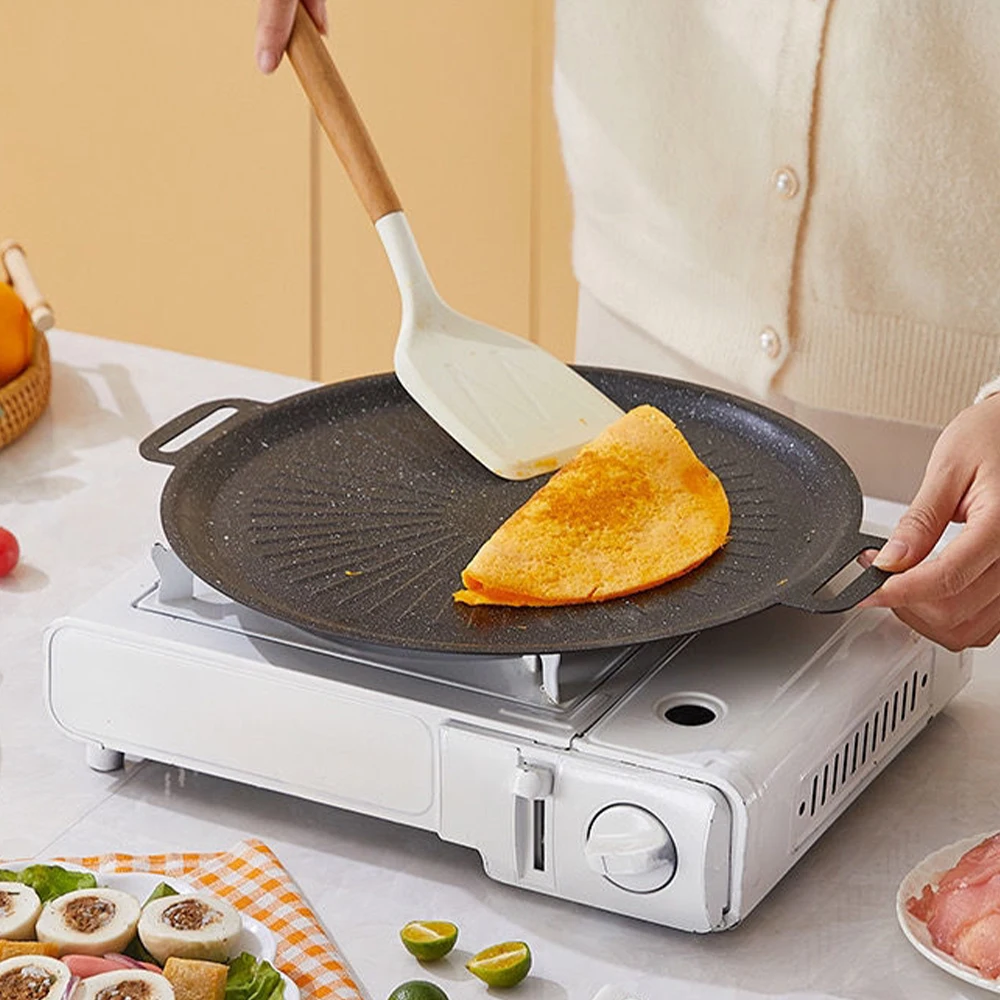 34 センチメートル屋外バーベキューグリルパンノンスティック - Kitchen Baking Trays のレビューと価格