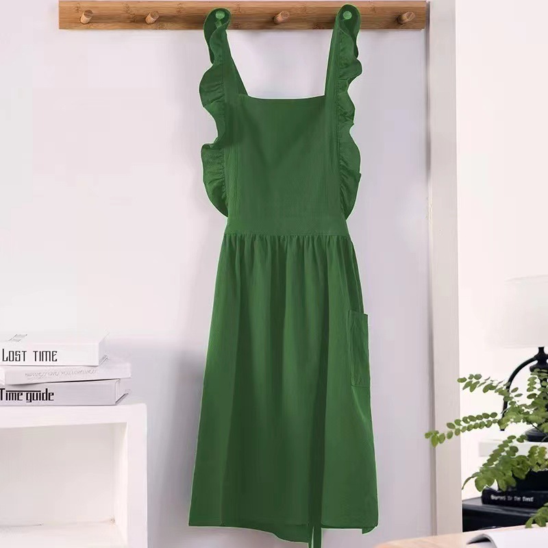 1PC フランス牧歌的な花屋芸術的なコットンリネンヴィンテー - Kitchen Baking Area のレビューと価格