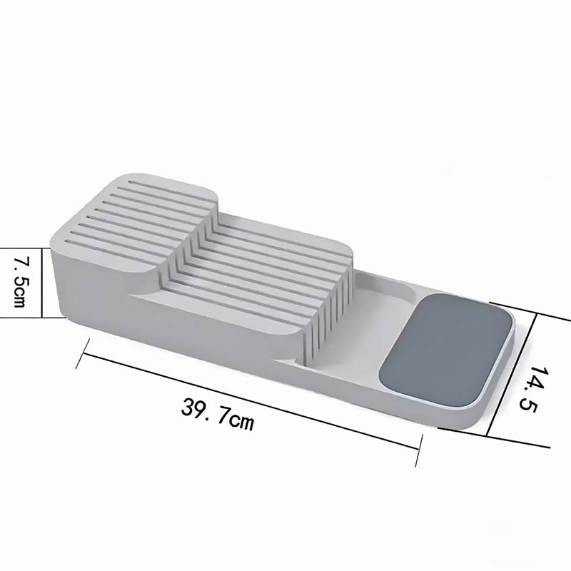 実用的な引き出し式ナイフ収納ボックス - キッチンアクセサリ - Kitchen Baking Tins のレビューと価格