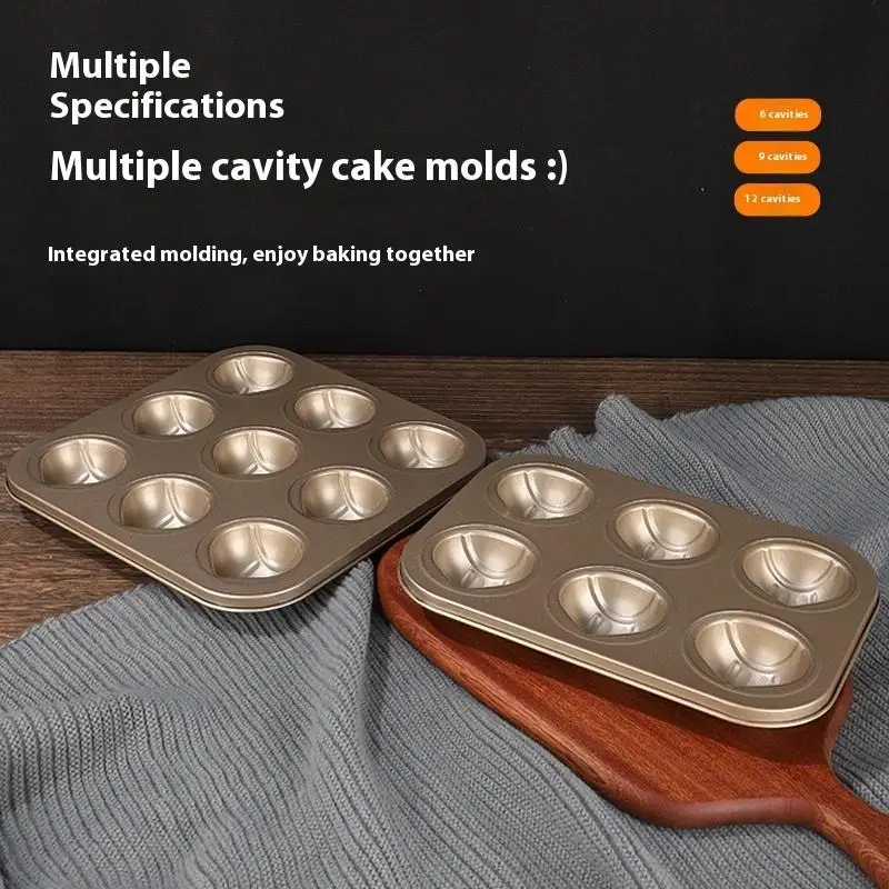 ホットセール 1個 6/9個穴栗型ケーキ焼き型 炭素鋼製ノン - Kitchen Baking Pans For Sale のレビューと価格