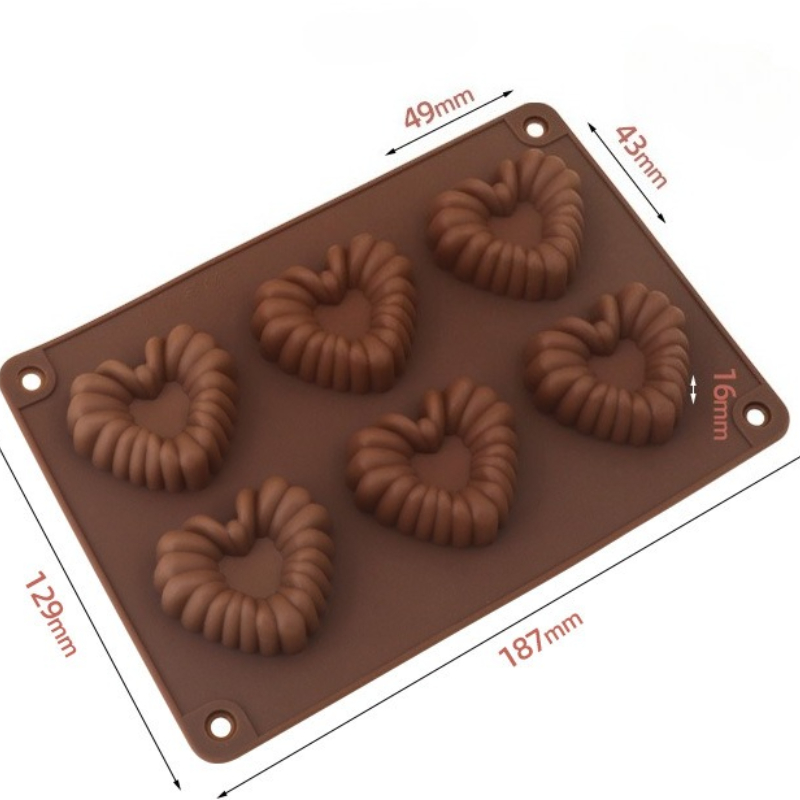 ハート型シリコーンチョコレート型 DIY ベーキングモールド - Kitchen Appliances For Baking のレビューと価格