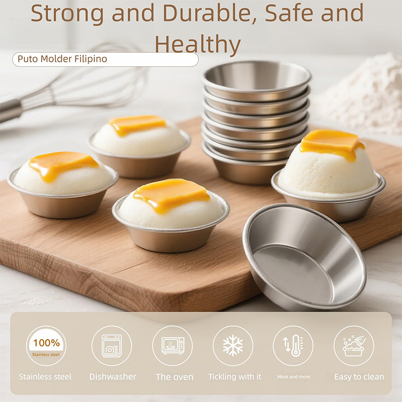ホットセール 10個入り プートカップケーキ型 合金製 エッ - Kitchen Baking Pans For Sale のレビューと価格