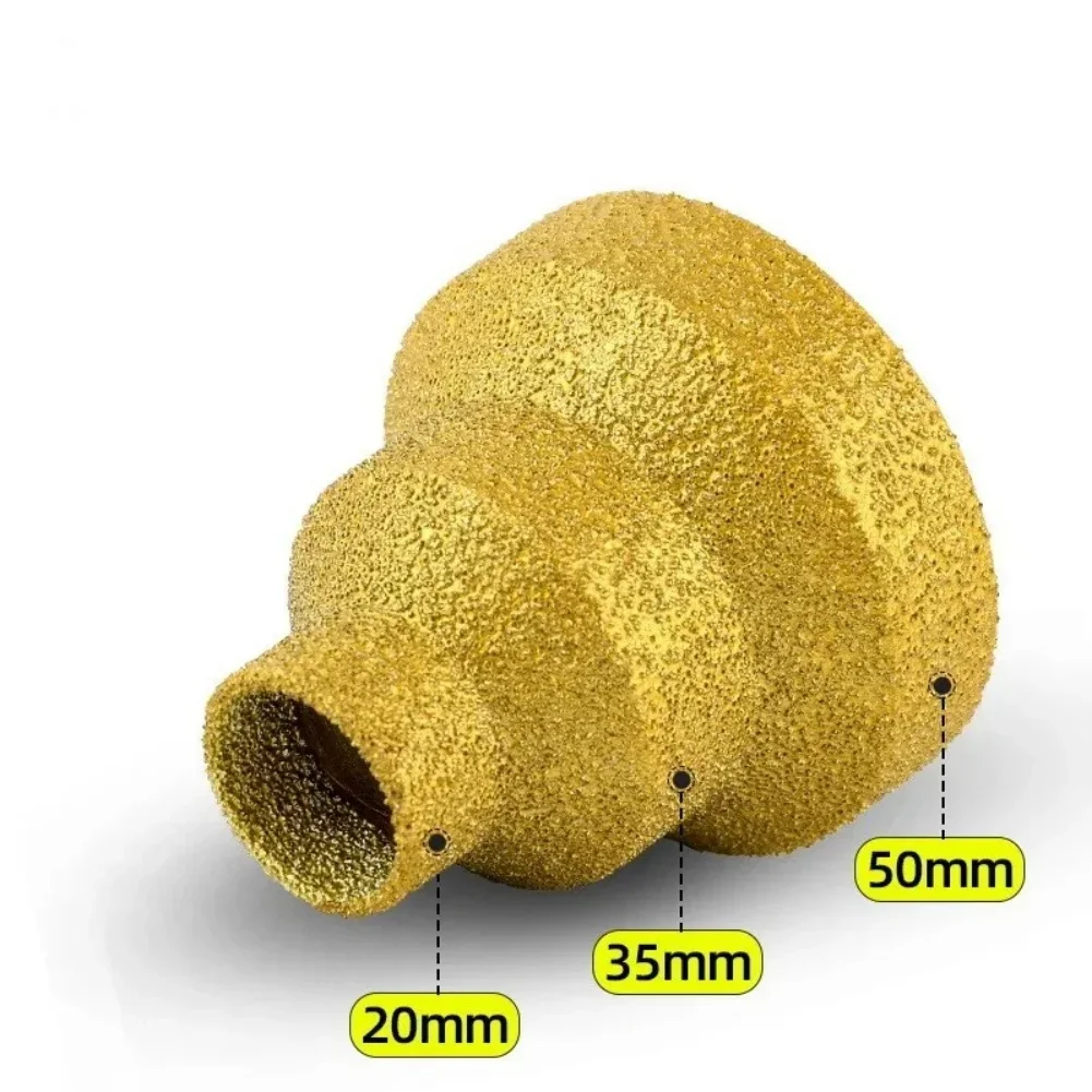 20-50mmろう付けステップドリルビット ダイヤモンド面取 - Rolling Pin Marble のレビューと価格