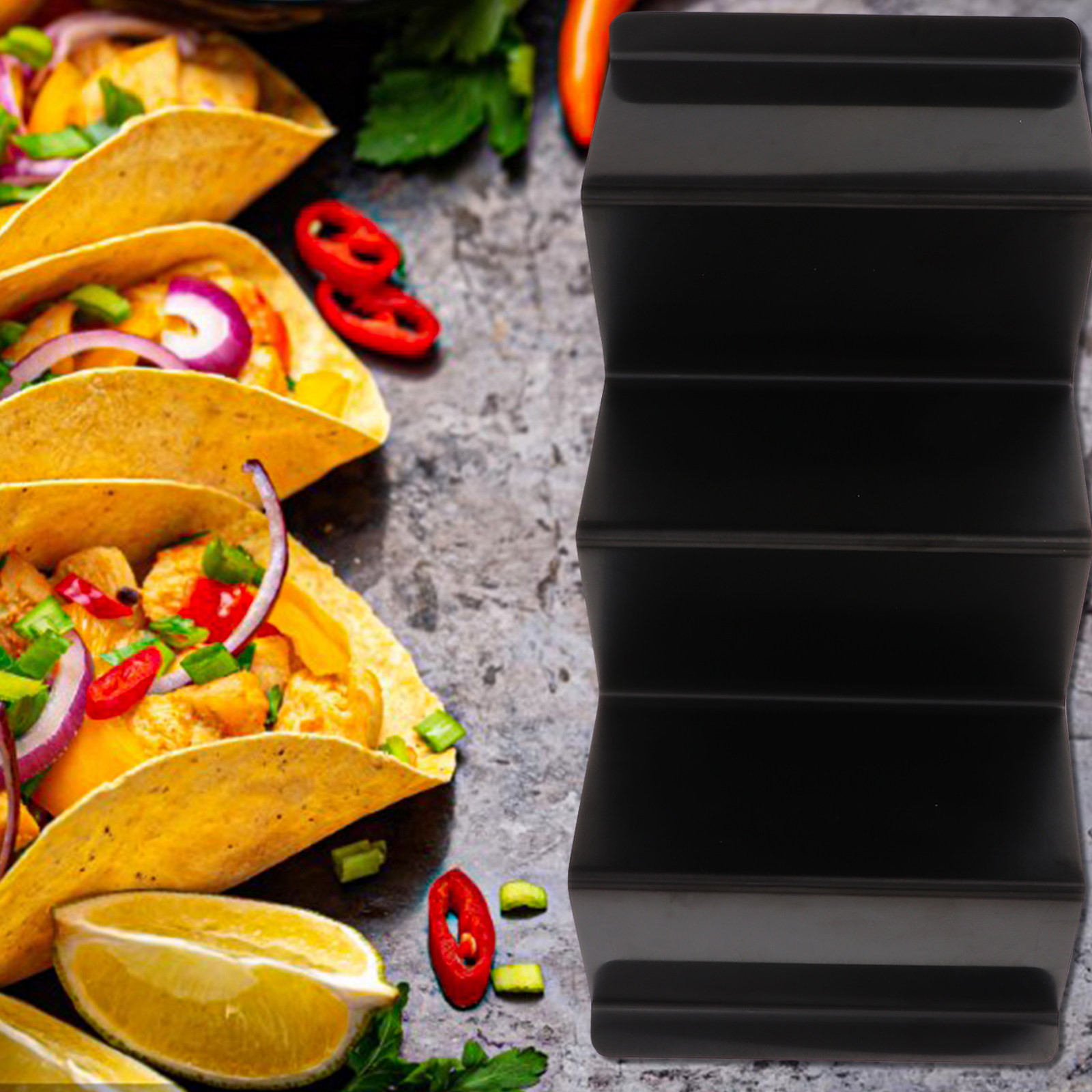 1pc ステンレス鋼ホルダー U 字型溝タコスブリトーベーキ - Kitchen Baking Trays のレビューと価格