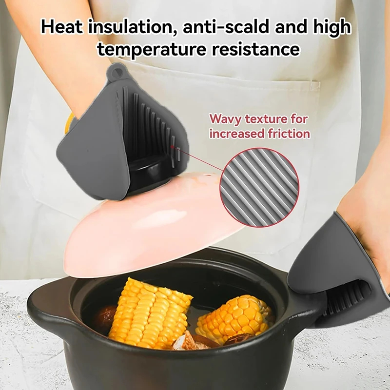 2 個ミニオーブン手袋シリコーン耐熱調理手袋断熱滑り止め手袋 - Kitchen Baking Gloves のレビューと価格