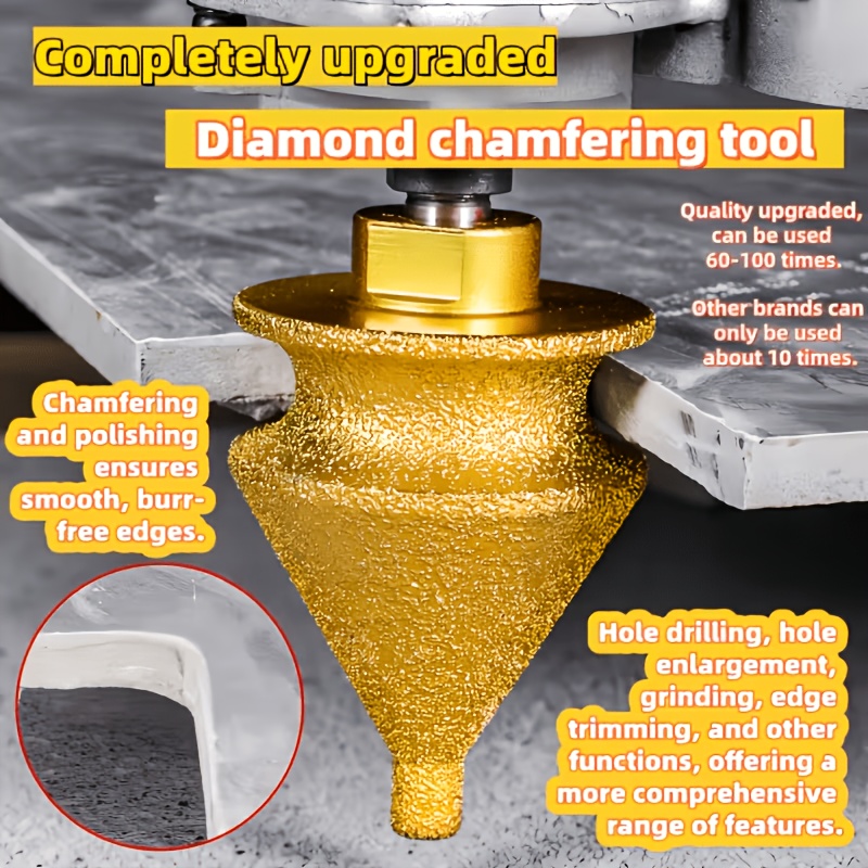 M14工業用ネジ式ダイヤモンドホールカッター 2-in-1面 - Rolling Pin Marble のレビューと価格