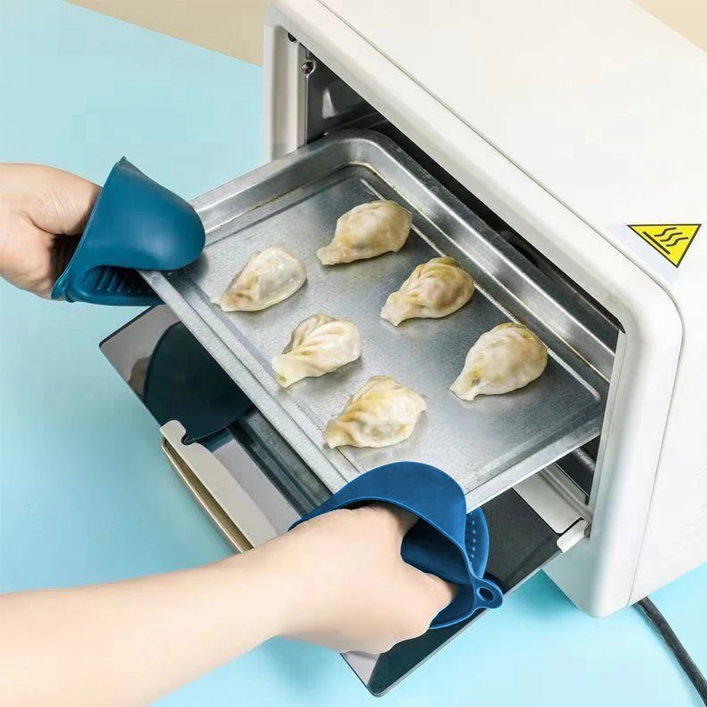 シリコン製オーブンミット、耐熱ピンチポットホルダー、滑り止め - Kitchen Baking Gloves のレビューと価格