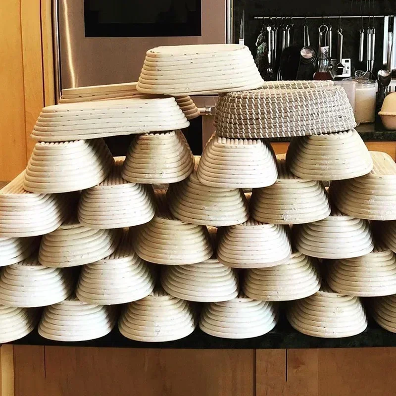 籐パンプルーフバスケット パンバスケット オーバルラタンウィ - Proofing Basket Banneton のレビューと価格