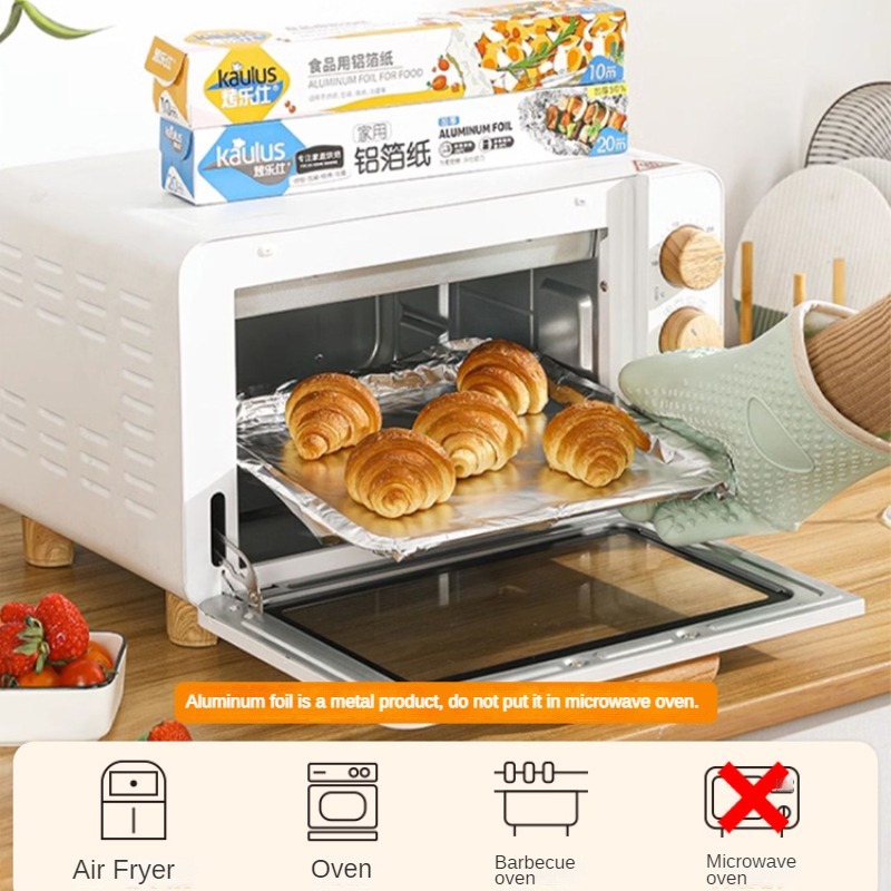 Zackoo 10/20/40 メートルアルミ箔ベーキングラ - Kitchen Baking Tins のレビューと価格