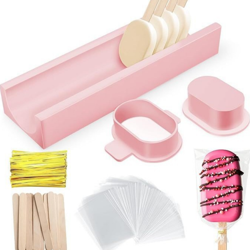 ケーキポップ型セット（トレイ付き）ノンスティック再利用可能ケ - Kitchen Baking Trays のレビューと価格