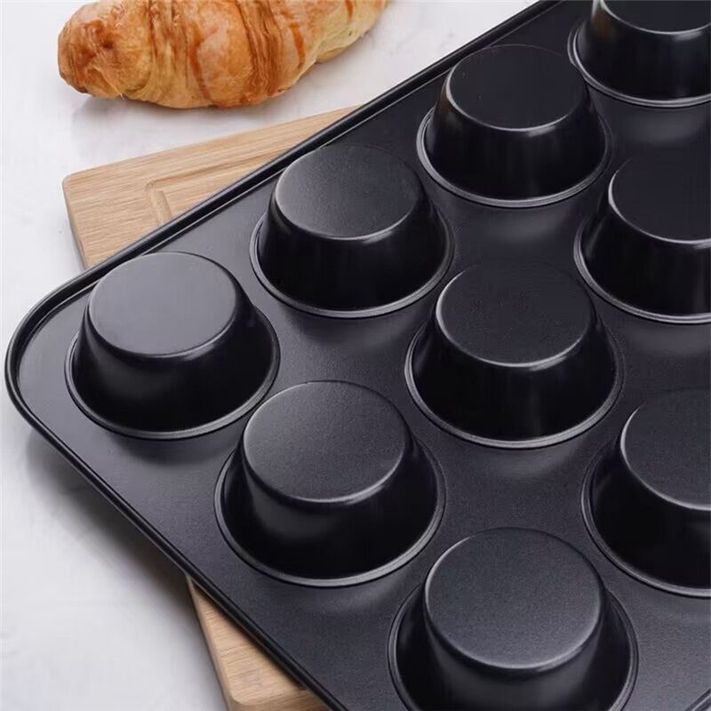 必須アイテム3個セット ノンスティックマフィンパン 炭素鋼カ - Muffin Tin Nonstick のレビューと価格