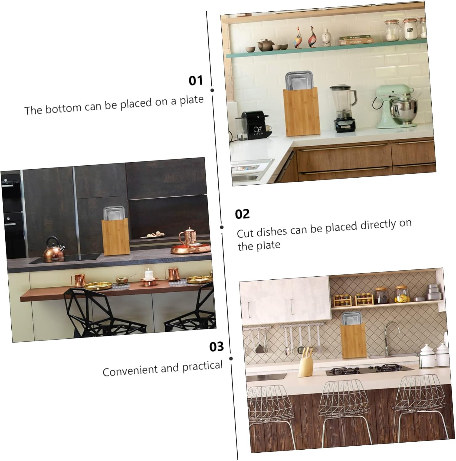 家庭用竹まな板,引き出しトレイ付き調理器具,野菜サービングト - Kitchen Baking Drawer のレビューと価格