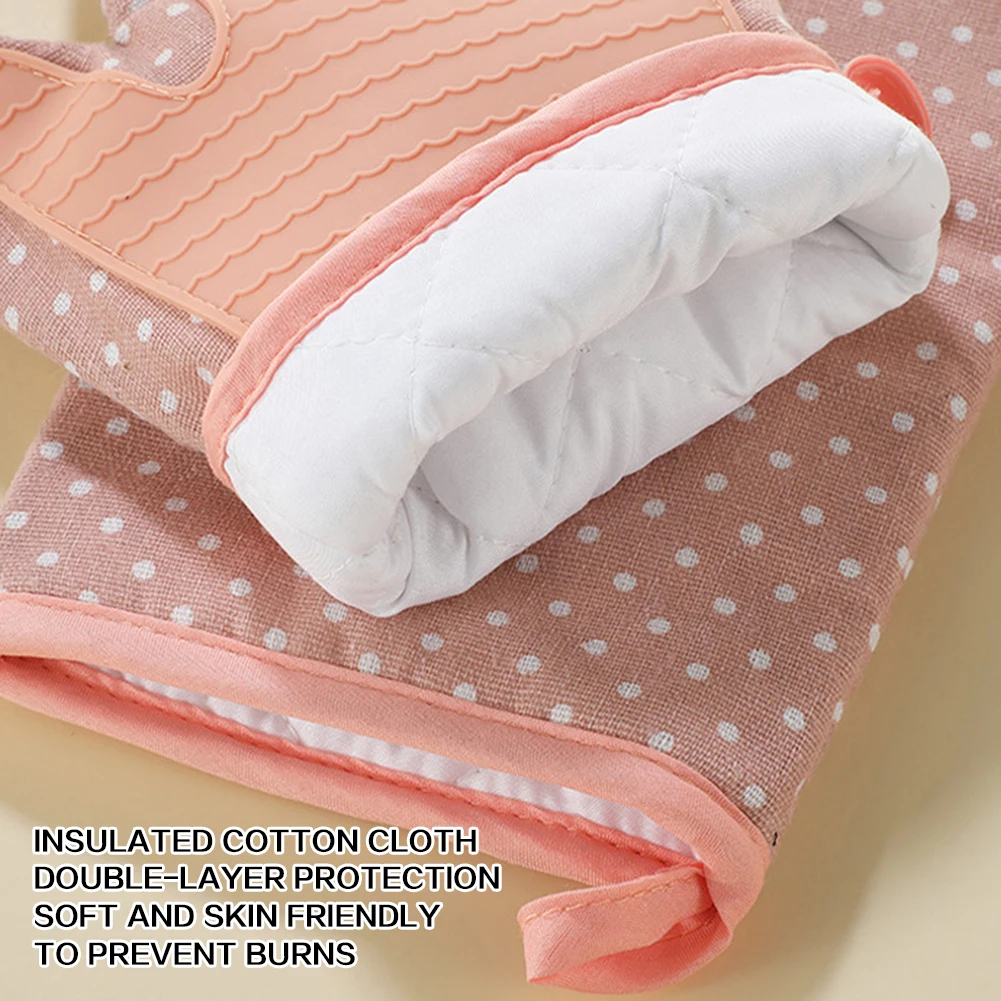シリコンオーブンミット 耐熱性 厚手 滑り止め キッチン用手 - Kitchen Baking Gloves のレビューと価格