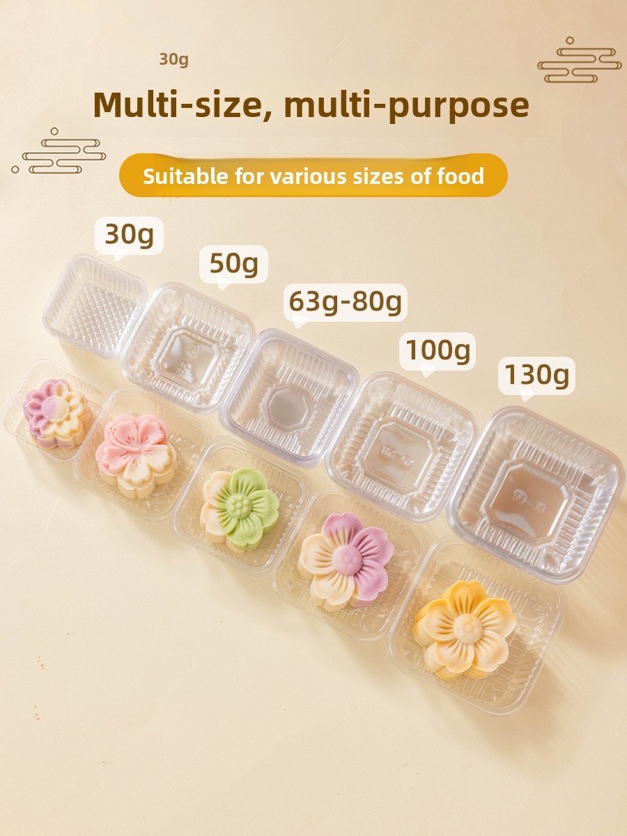 厚みのあるプラスチック製月餅包装箱ベーストレイ緑豆ケーキ独立 - Kitchen Baking Trays のレビューと価格