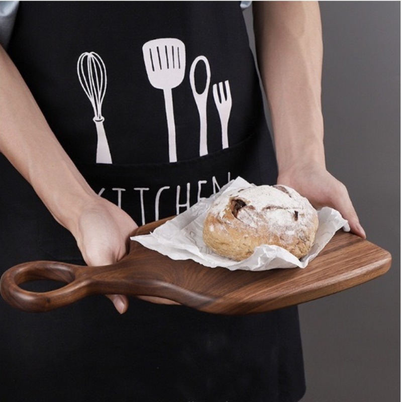 ブラックウォールナット固体まな板木製トレイピザボードまな板キ - Kitchen Baking Trays のレビューと価格