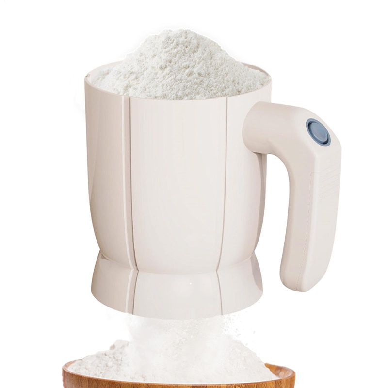 電動小麦粉ふるいカップ - 電池式で簡単ベーキング、パン、ケ - Kitchen Baking Area のレビューと価格