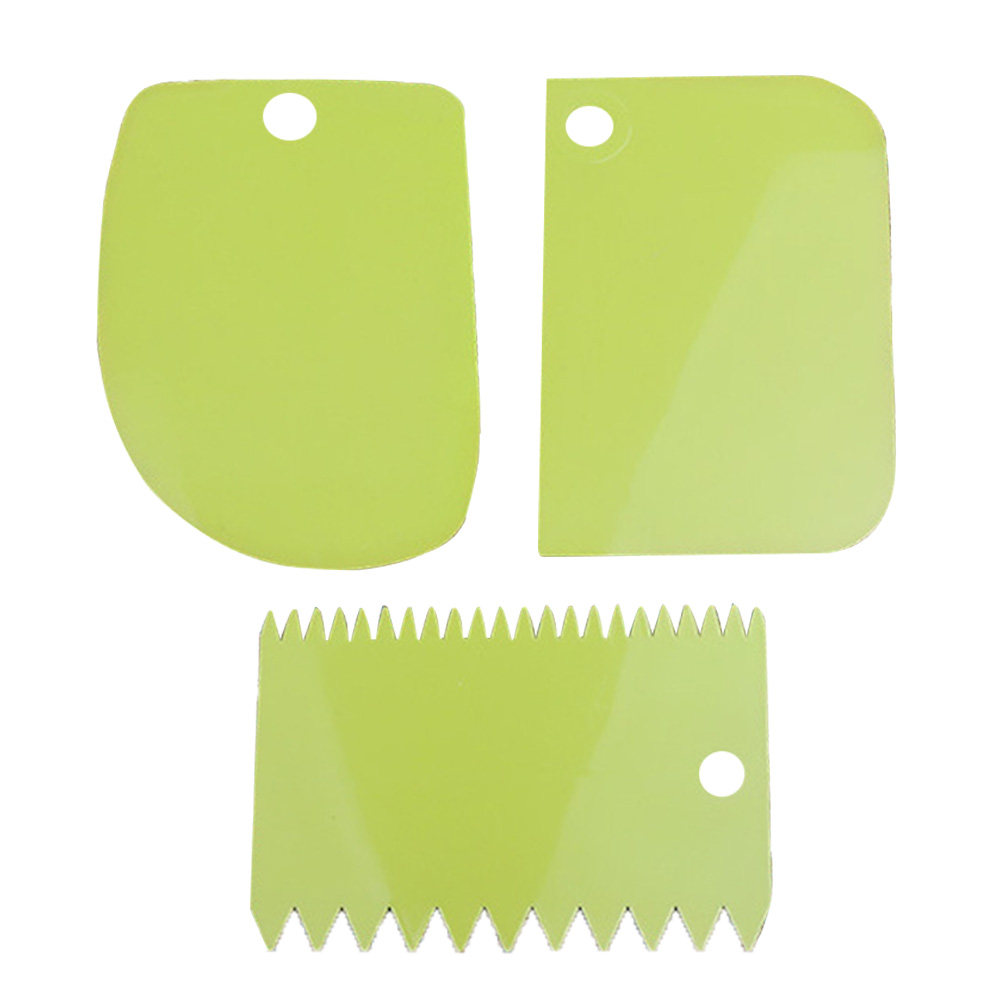 3個入り生地スクレーパー プラスチック製ボウルスクレーパー  - Dough Scraper Curved のレビューと価格