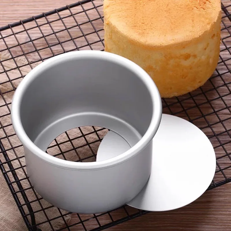 固体底シフォンケーキ型アルミ合金ラウンドベーキングパン錫 D - Kitchen Baking Tins のレビューと価格
