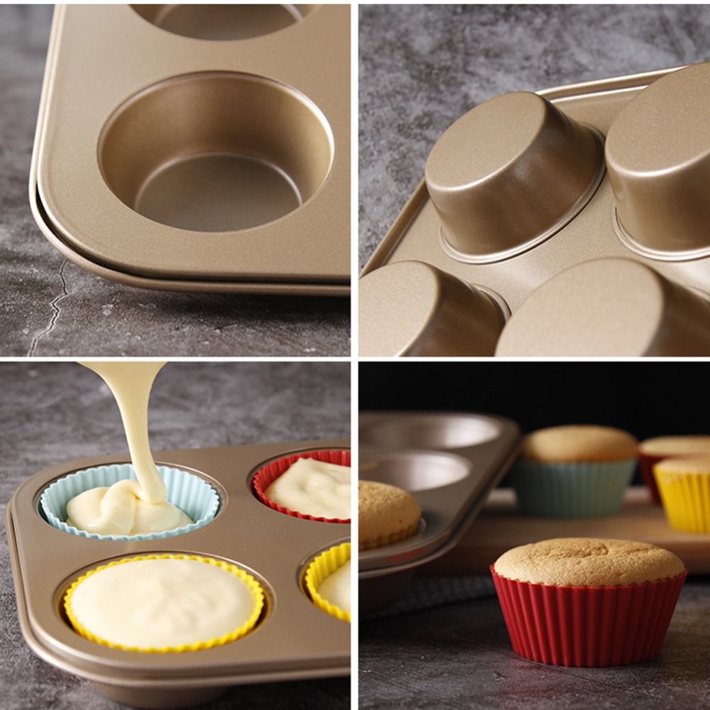 炭素鋼ミニマフィンパンノンスティックコーティング高耐久カップ - Muffin Tin Nonstick のレビューと価格