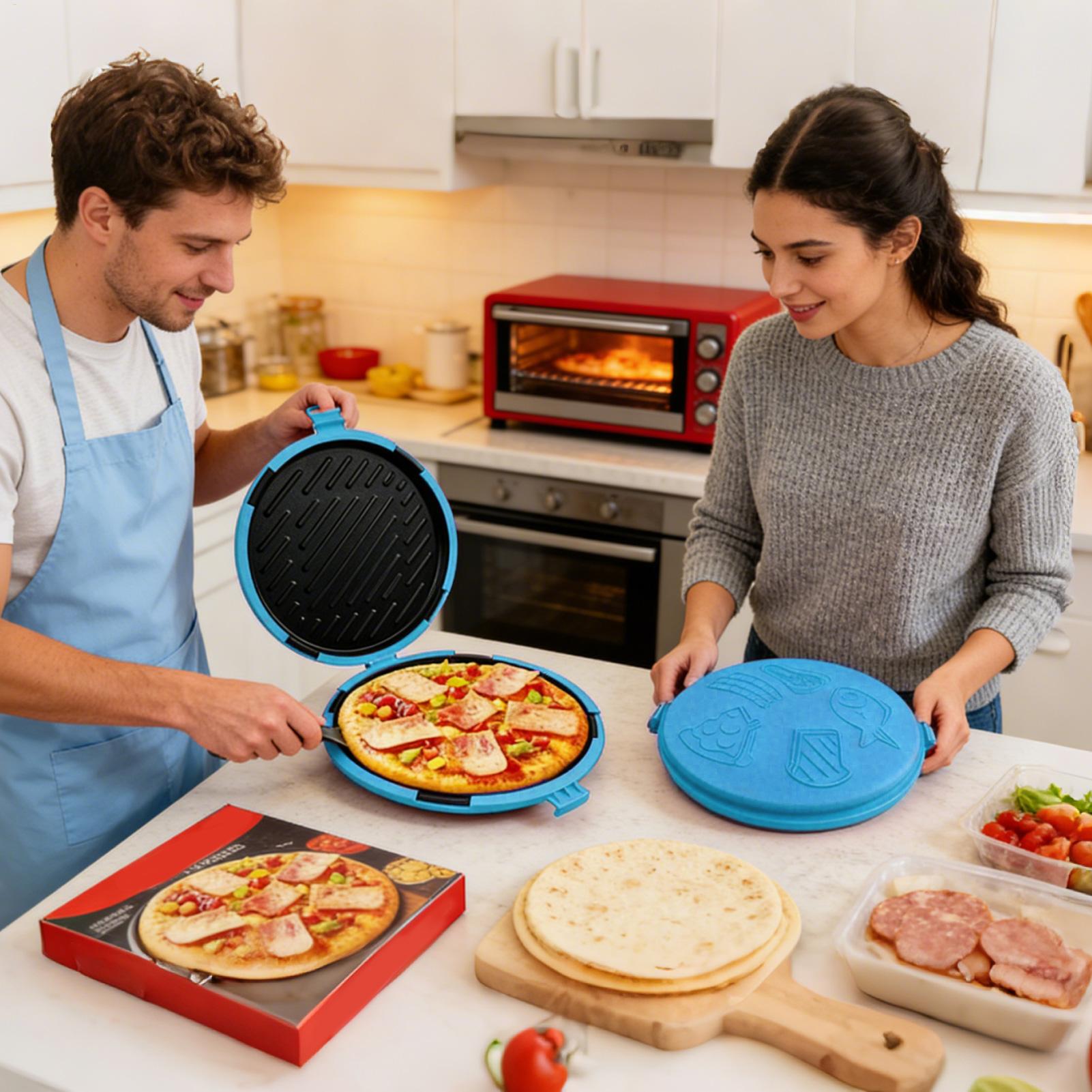 電子レンジグリルパン クイックヒートピザトレイ 電子レンジグ - Kitchen Baking Trays のレビューと価格