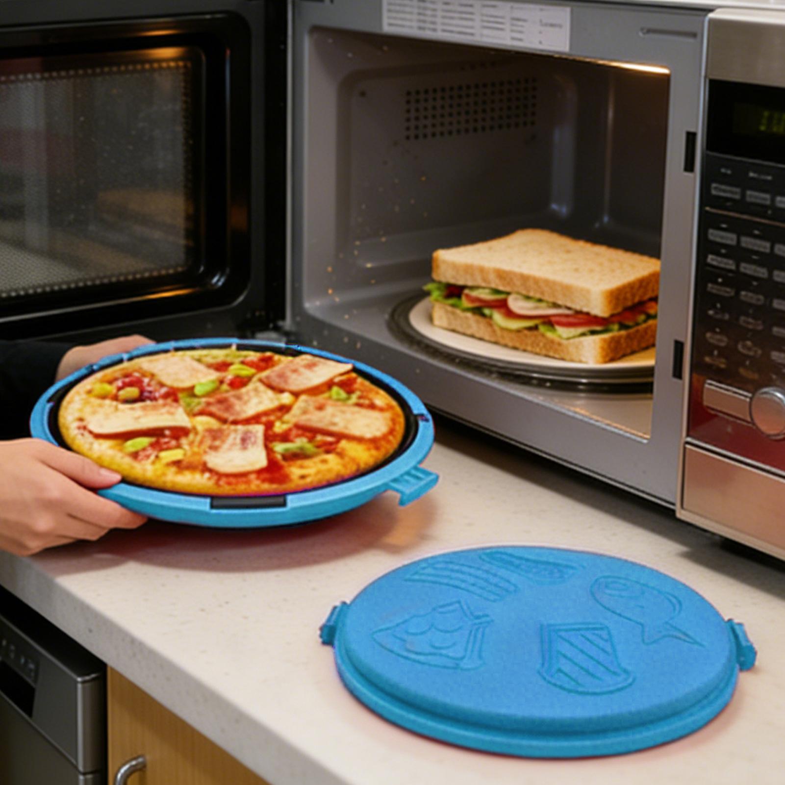 電子レンジグリルパン クイックヒートピザトレイ 電子レンジグ - Kitchen Baking Trays のレビューと価格