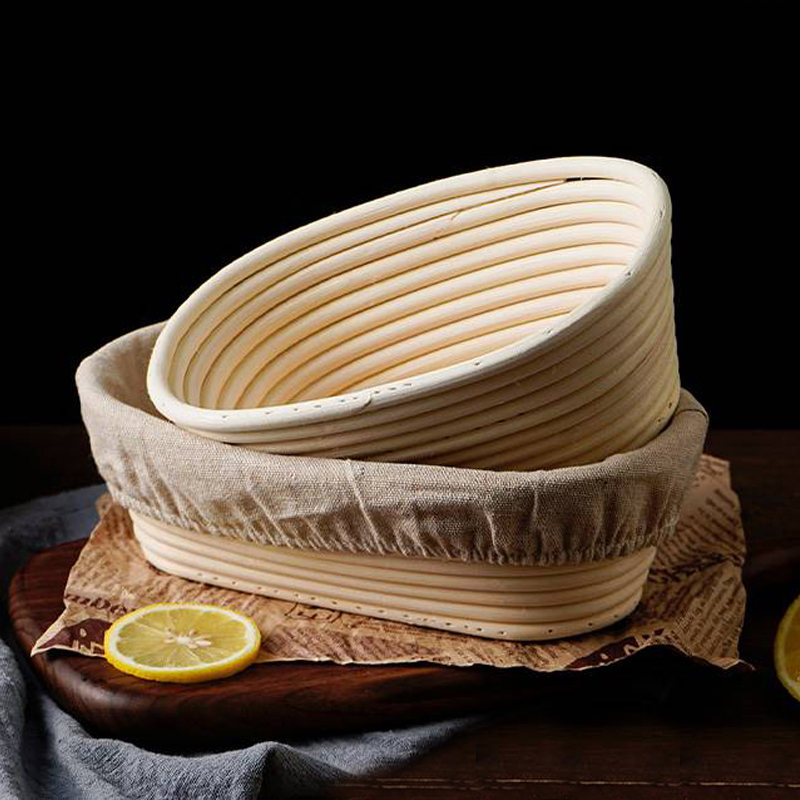天然籐製パン発酵かご（リネンクロスライナー付き）サワー種生地 - Proofing Basket Banneton のレビューと価格