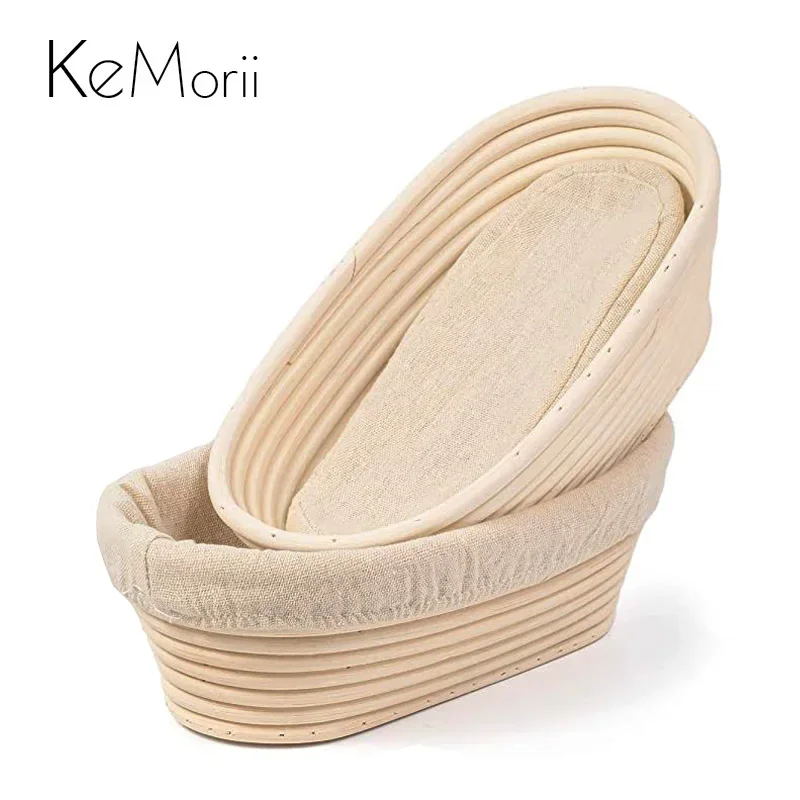 天然籐パンプルーフバスケット手作り籐籐ベーキングボウル生地発 - Proofing Basket Banneton のレビューと価格