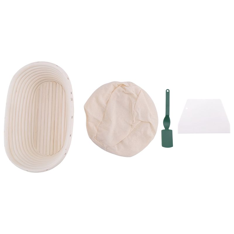 新入荷-楕円形パン発酵かご、手作りバヌトンパン発酵かご、ブロ - Proofing Basket Banneton のレビューと価格