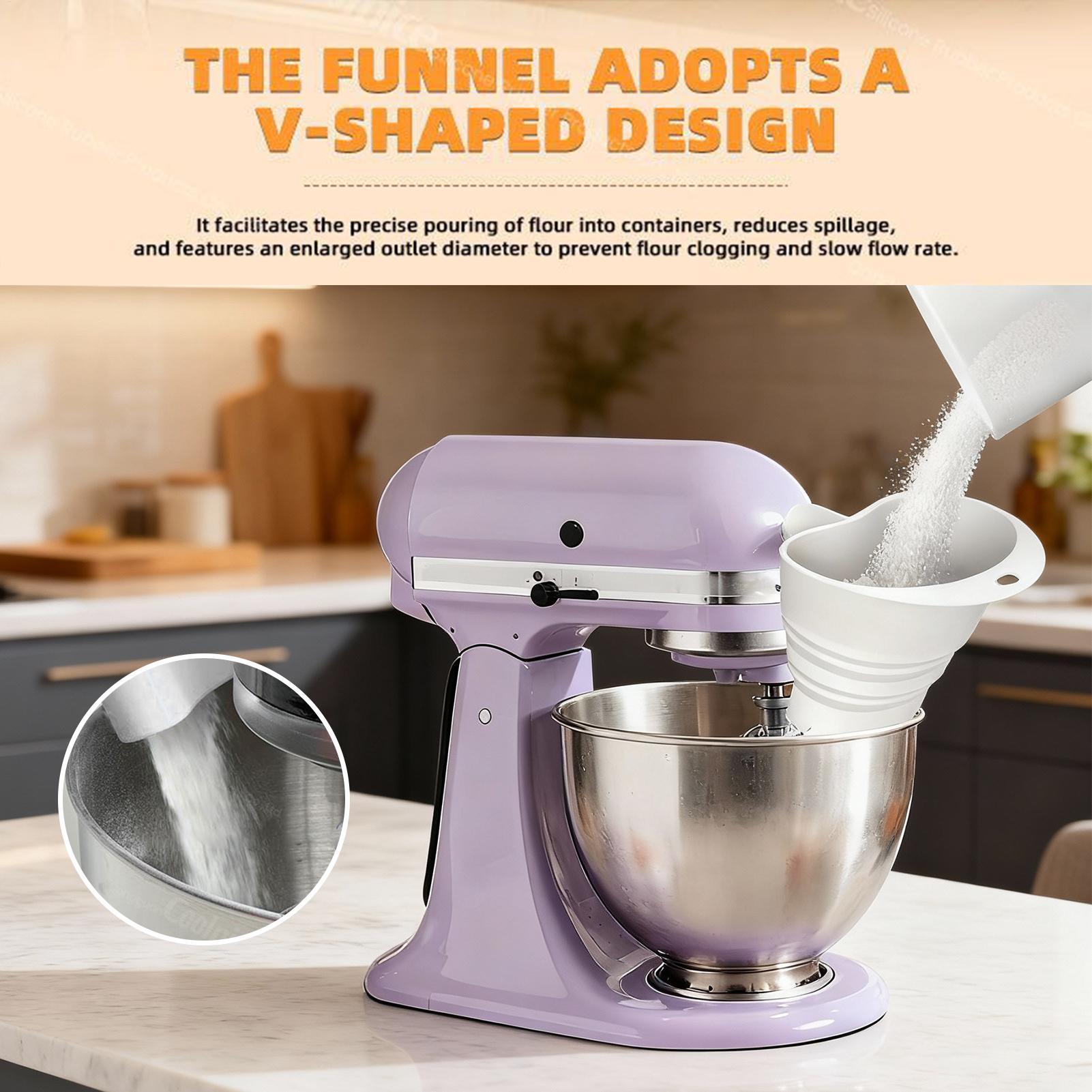 小麦粉ミキサー漏斗生地ベーキング小麦粉漏斗キッチン材料注ぎ補 - Kitchen Aid Baking Bread のレビューと価格