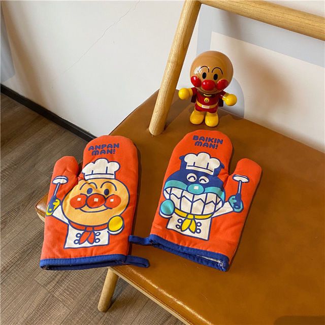 2 個アンパンマン電子レンジ用断熱手袋家庭用キッチン耐熱厚手 - Kitchen Baking Area のレビューと価格