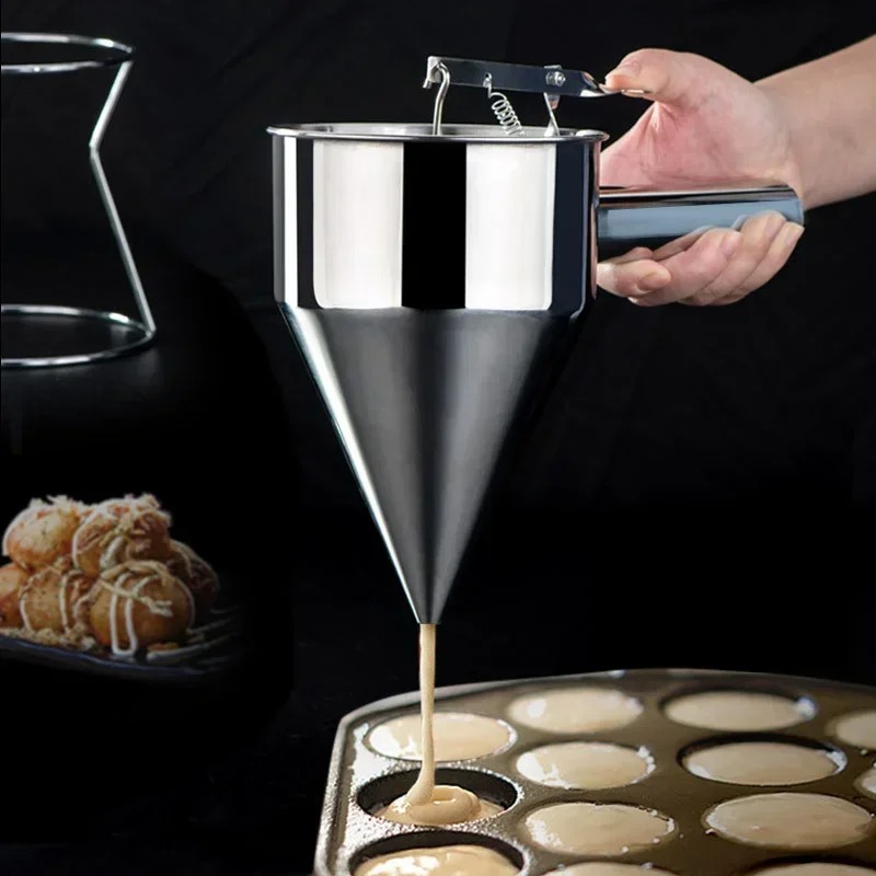 600/1200MLステンレス製液体漏斗ディスペンサー、タコ - Kitchen Q のレビューと価格