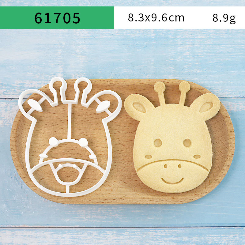 4個入り動物型クッキーカッターセット 3Dキュートなライオン - Kitchen Appliances For Baking のレビューと価格