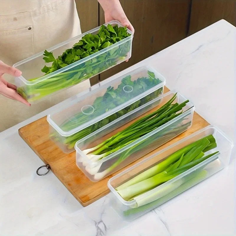1/2/4個入り 青玉ねぎ鮮度保持保存容器 プラスチック製冷 - Kitchen Baking Tins のレビューと価格