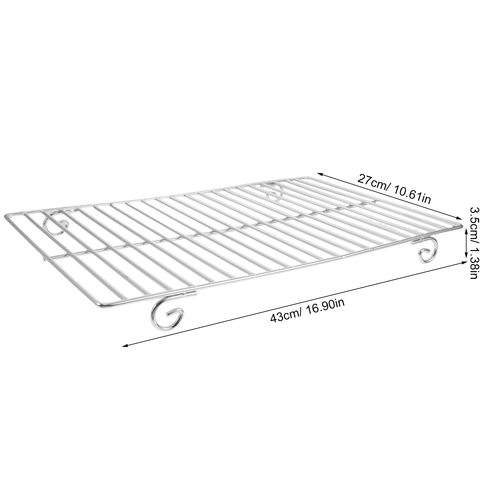 ステンレス製ベーキング冷却ラック 長方形 43x27cm オ - Cooling Rack Wire のレビューと価格