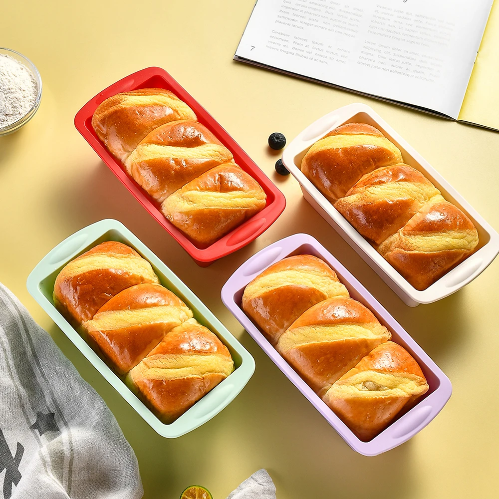 長方形のシリコンベーキング用品,ケーキパン,パン,トースト, - Kitchen Baking Pans For Sale のレビューと価格