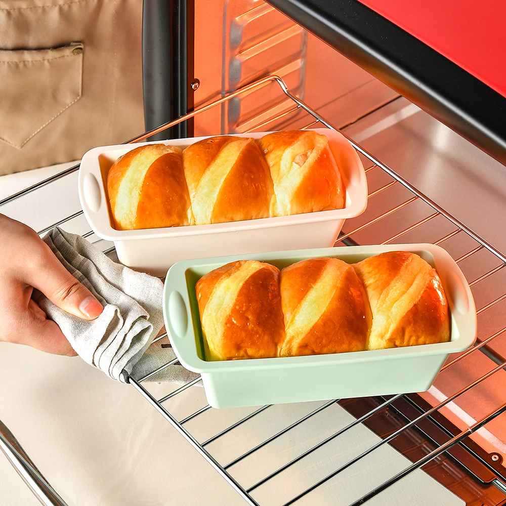 長方形のシリコンベーキング用品,ケーキパン,パン,トースト, - Kitchen Baking Pans For Sale のレビューと価格