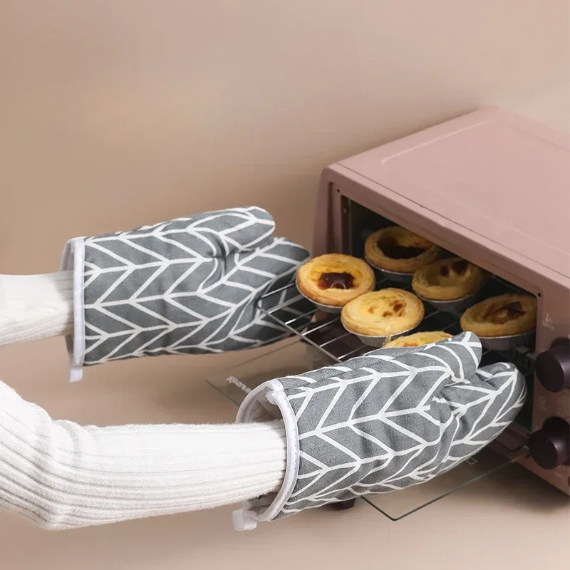 2 個の断熱手袋耐熱電子レンジ手袋高温耐性キッチンとオーブン - Kitchen Baking Gloves のレビューと価格
