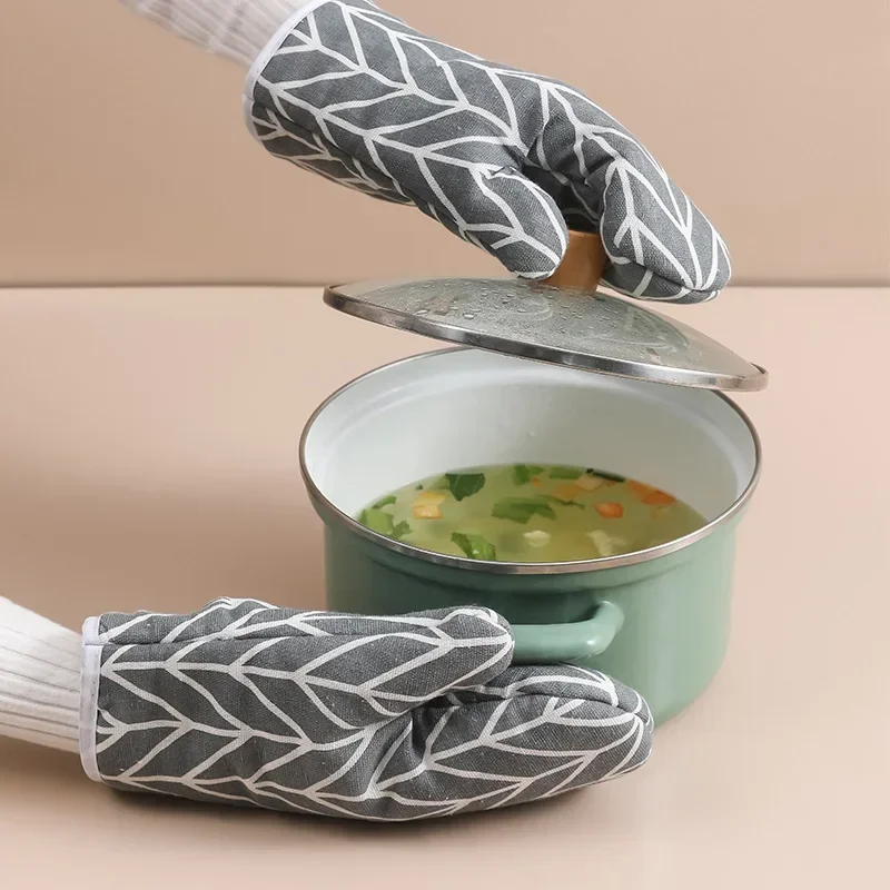 2 個の断熱手袋耐熱電子レンジ手袋高温耐性キッチンとオーブン - Kitchen Baking Gloves のレビューと価格