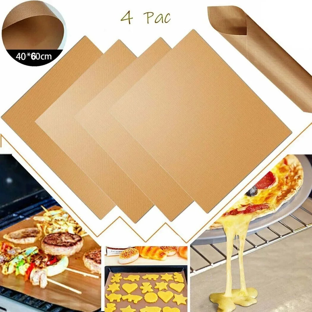 バーベキュークッキングシート,60x40 cm,4個,焦げ付 - Kitchen Baking Area のレビューと価格
